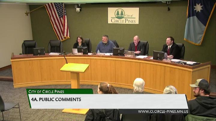 Thumbnail image for Circle Pines City Council Meeting 1/13/2026