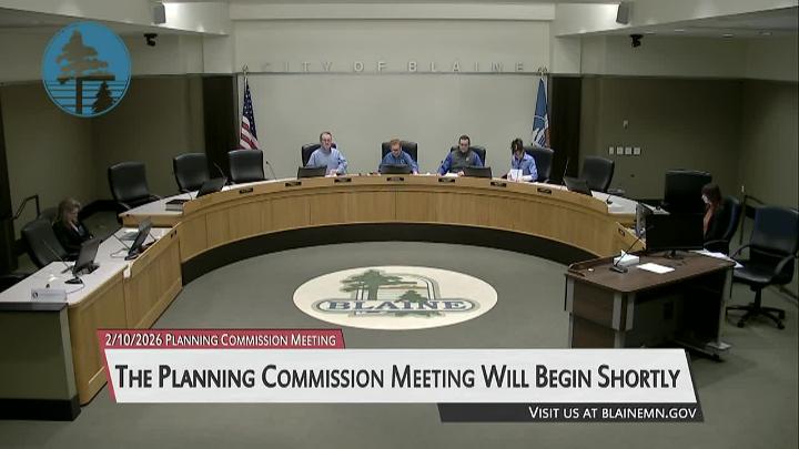 Thumbnail image for Blaine Planning Commission Meeting 2/10/2026