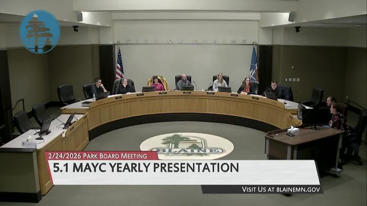 Thumbnail image for Blaine Park Board Meeting 2/24/2026