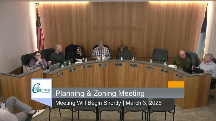 Thumbnail image for Centerville Planning and Zoning Commission Meeting 3/3/2026