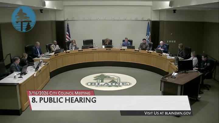 Thumbnail image for Blaine City Council Meeting 3/16/2026