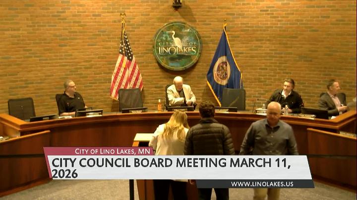Thumbnail image for Lino Lakes City Council Meeting 3/23/2026