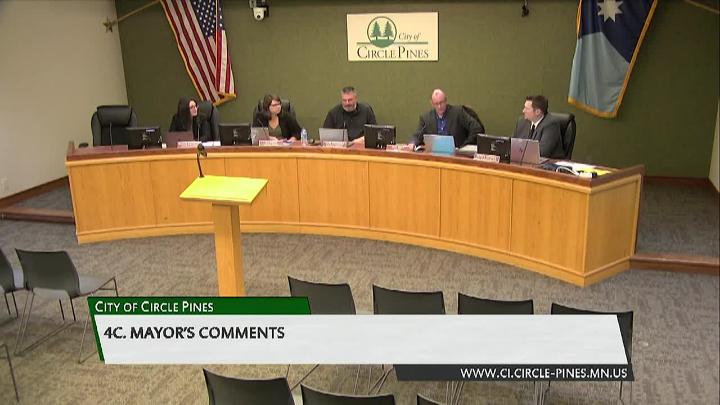 Thumbnail image for Circle Pines City Council Meeting 3/24/2026