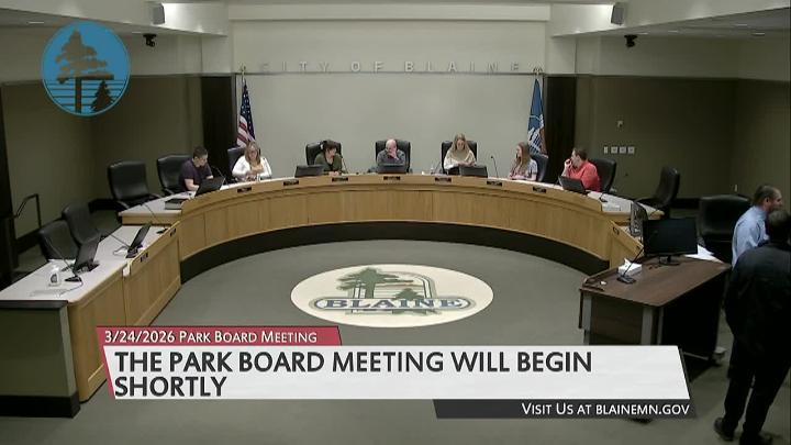 Thumbnail image for Blaine Park Board Meeting 3/24/2026