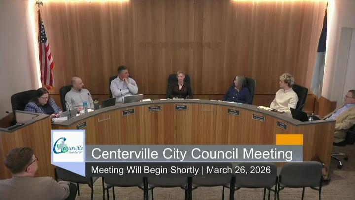 Thumbnail image for Centerville City Council Meeting 3/26/2026