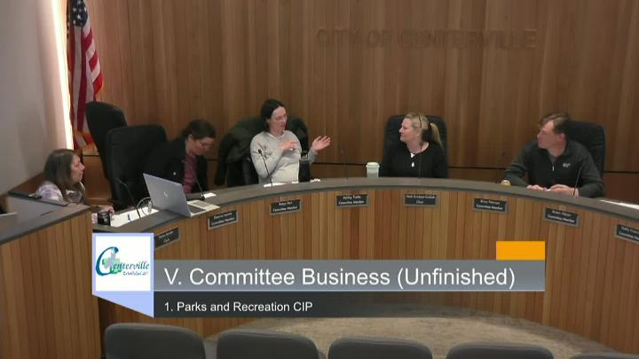 Thumbnail image for Centerville Park and Recreation Committee Meeting 4/1/2026