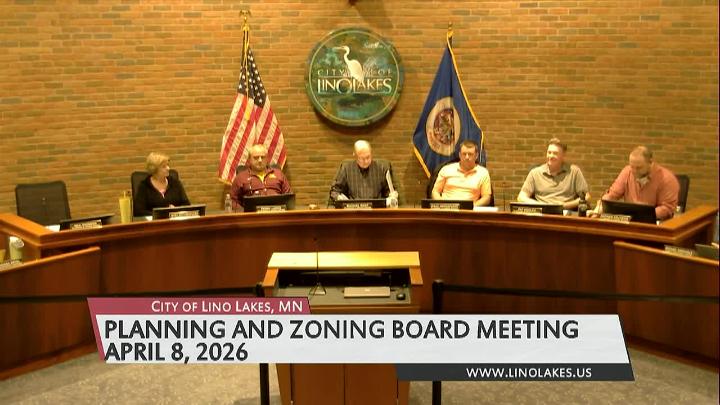 Thumbnail image for Lino Lakes Planning & Zoning Commission Meeting 4/08/2026
