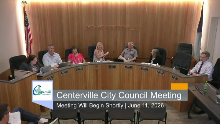 Thumbnail image for Centerville City Council Meeting 6/11/2026