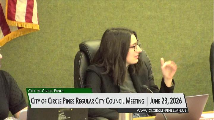 Thumbnail image for Circle Pines City Council Meeting 6/23/2026