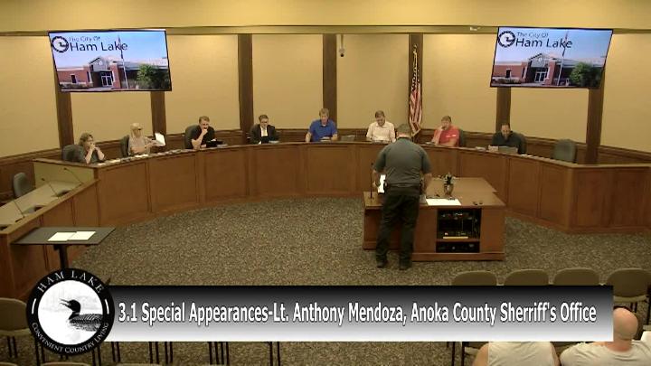 Thumbnail image for Ham Lake City Council Meeting 7/20/2026