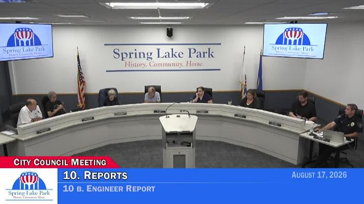 Thumbnail image for Spring Lake Park City Council Meeting 8/17/2026