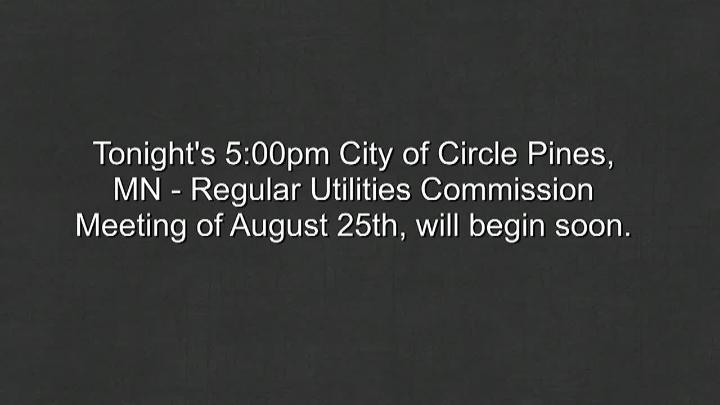 Thumbnail image for Circle Pines Utility Commission Meeting 8/25/2026