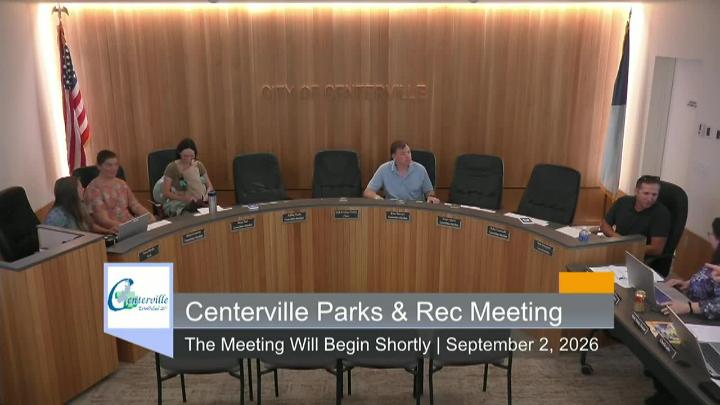 Thumbnail image for Centerville Park and Recreation Committee Meeting 9/2/2026