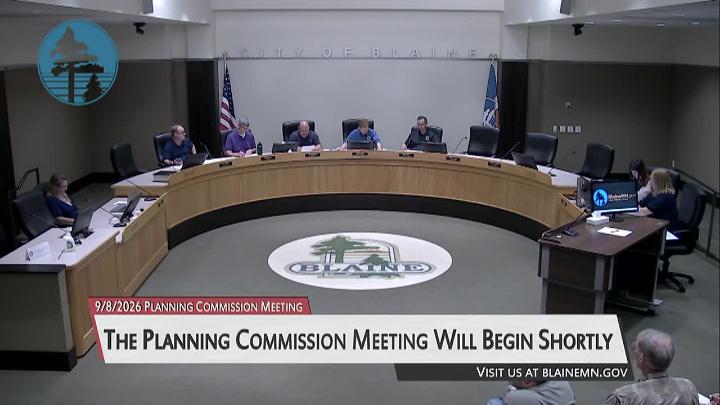 Thumbnail image for Blaine Planning Commission Meeting 9/8/2026