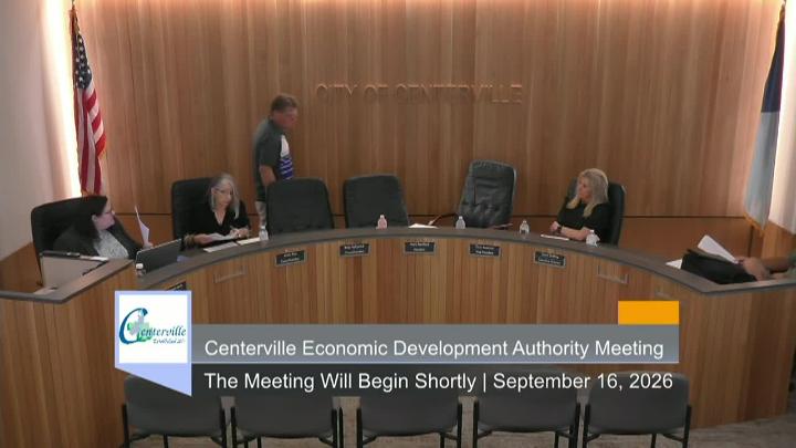Thumbnail image for Centerville Economic Development Authority (EDA) Meeting 9/16/2026